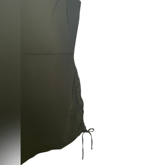 Amanda Uprichard Hunter Green Chiara Dress Size Medium - Picture 6 of 7